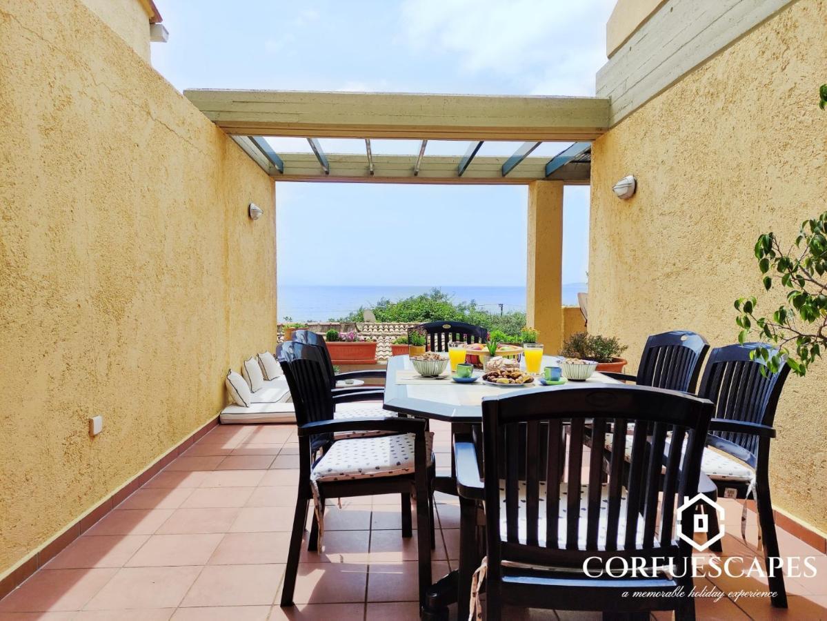 Mira El Mar By Corfuescapes Villa Barbati Exterior photo